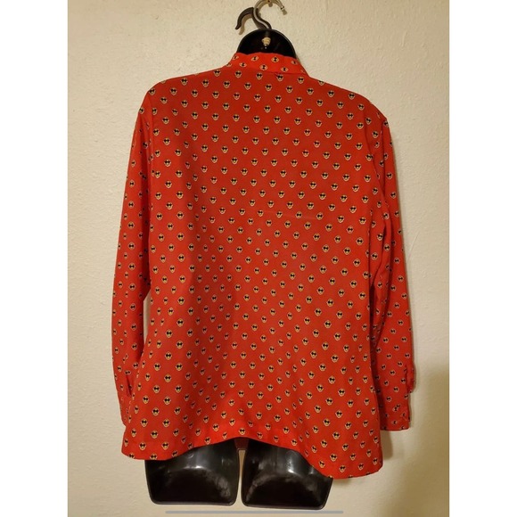 Vintage Abstract Secretary Blouse - Picture 4 of 7